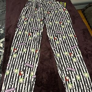 Beetlejuice Striped Pajama Pants